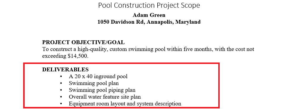 project scope - project deliverables project scope - project deliverables